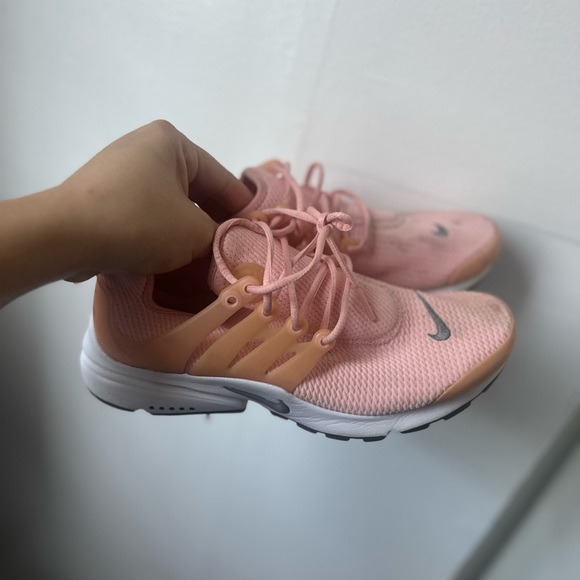 Nike Peach and Silver Athletic Sneakers - Picture 3 of 4